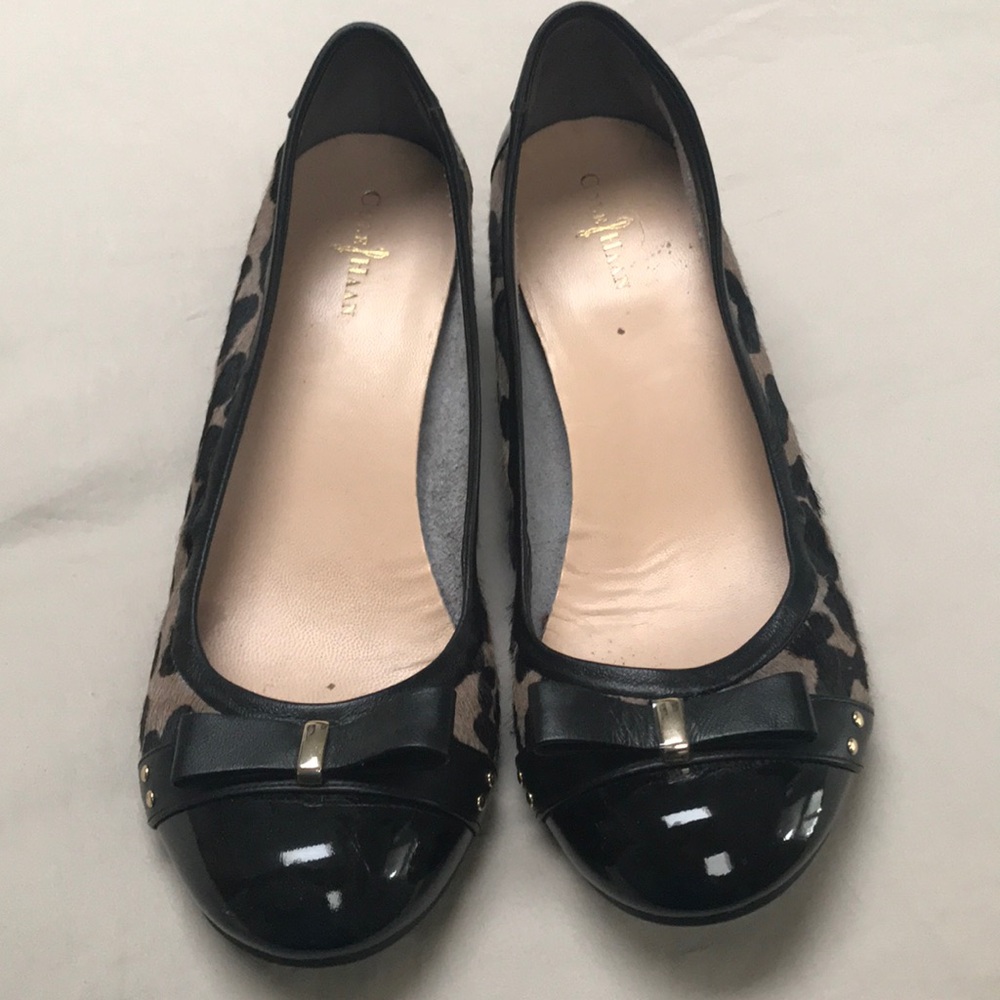 Cow hair Cole Haan wedges. 9 1/2